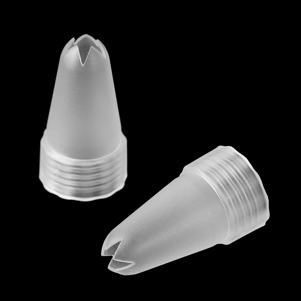 10Pcs Plastic Piping Icing Nozzle For DIY Making Mobile Phone Case Accessories DIY Cream Glue Simulation Cream Gel Baking Tools