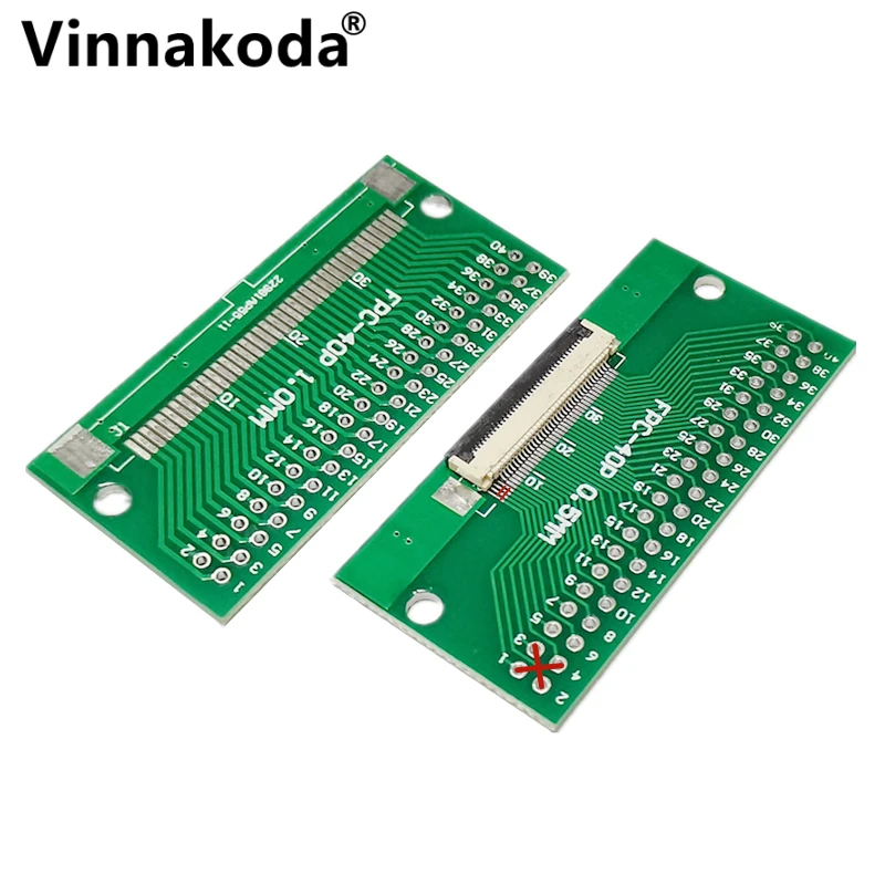 2PCS FFC/FPC adapter board 0.5MM-36P to 2.54MM welded 0.5MM-36P flip-top connector