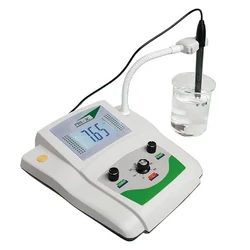 3 in 1 Lab Benchtop Water pH mV Meter Tester PH Value Analyzer Measuring Instrument Accuracy 0.01pH Temperature Compensation