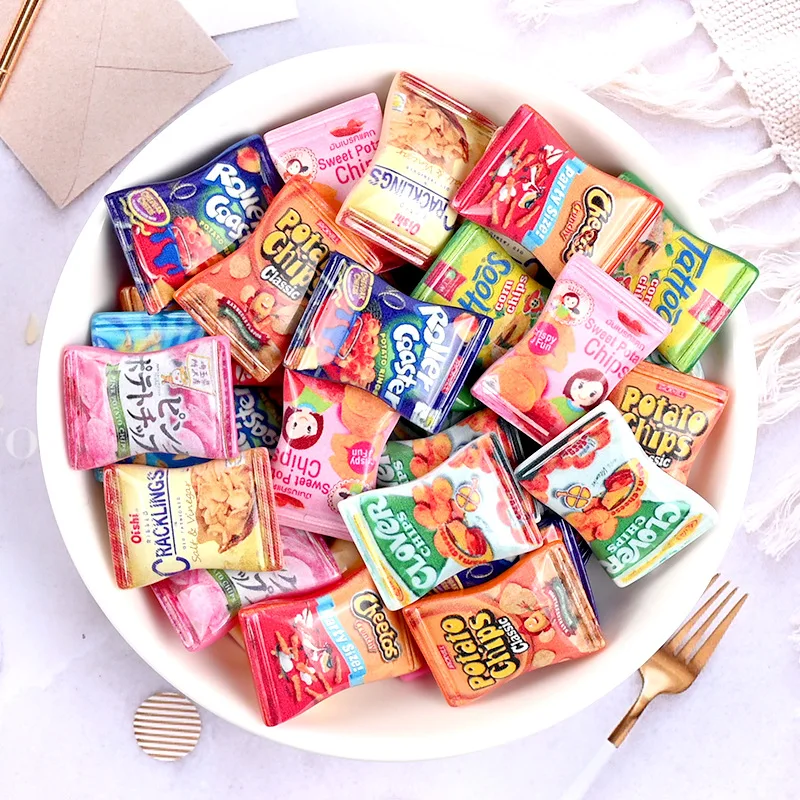 10/20Pcs/Lot Earring Charms Cute Chocolate Cartoon Candy DIY Resin Sweet Flatback Food Cabochon Jewelry Pendant Homemade Gift