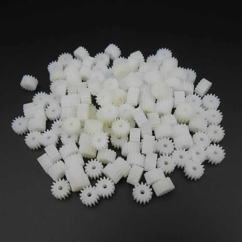 20/100Pcs 0.5M 15Teeth/Hole 2mm /OD 8.5mm/Plastic Motor Gear/Rc Car/DIY Toys Accessories/Technology Model Parts/baby Toys/152A