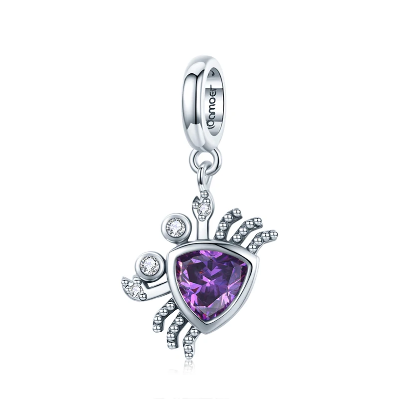 WOSTU Tier-Charm aus 925er-Sterlingsilber, Koala-Fuchs-Bär-Perlen, Kuh-Panda-Kaninchen-Anhänger, passend für Original-Armbänder, DIY-Schmuck für Frauen