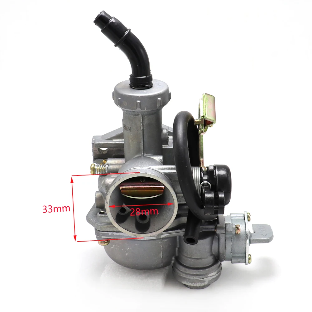 PZ20 20mm Carburetor With Oil Switch For 110cc KAYO Apollo Bosuer Dirt Pit Bike Monkey Bikes ATV Quad Go Kart Golf karting