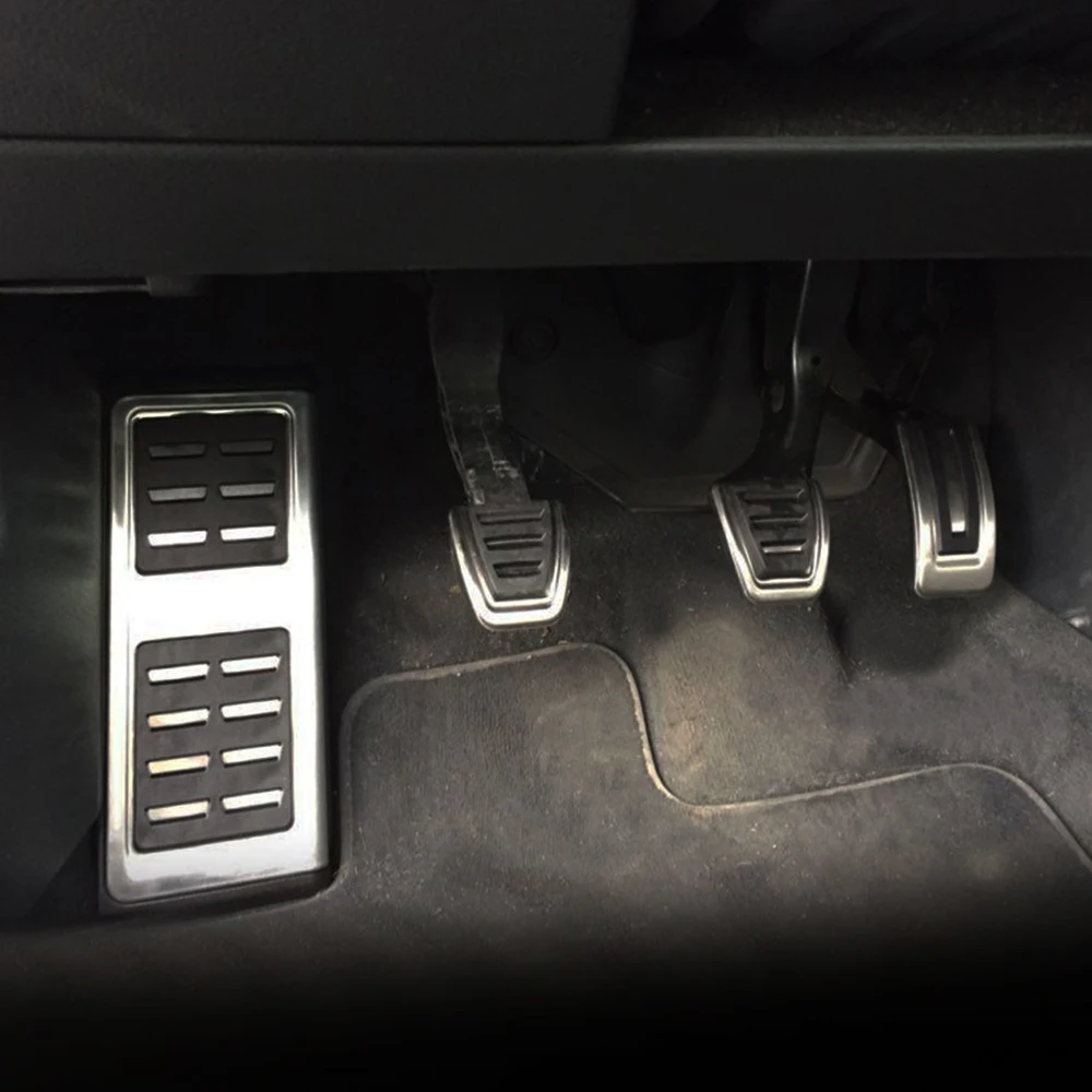 Auto Gas Pedale Covers Brake Pedals Foot Rest Pads Car Pedal Cover for Audi TT 2015 2016 2017 2018 2019 2020 2021 Accessories