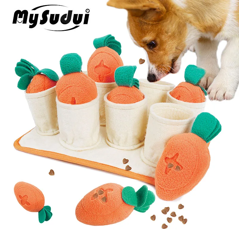 

Pet Dog Snuffle Mat Toy Training Iq Puzzle Dog Toy Slow Feeder Mat Food Dispenser Container Toy Playing Game Peluche Chihuahua