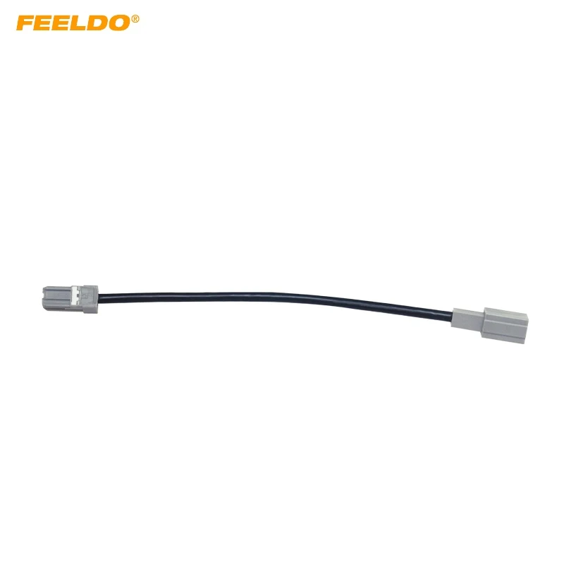 FEELDO Car 16Pin Power Wiring Harness Cable Adapter With Canbus For BMW X3/E83(06-10) Install Aftermarket Android Stereo