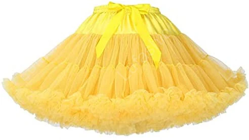 Women's Girl's Lolita Petticoat Bridal Petticoat Cosplay Party Prom Dress Short Underskirt Tulle Crinoline Petticoat Puffy Skirt