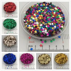 Paillettes Glitter Paillettes PVC stella 4mm 5mm per Manicure Nail Art, coriandoli matrimonio, accessori per ornamento/artigianato all'ingrosso