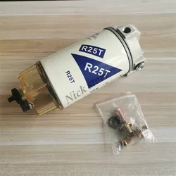 Fuel Filter R25T Spin-on Fuel Filter/Water Marine Separator Replaces Racor 320R-Rac-01 20386081 2044633 FS19778