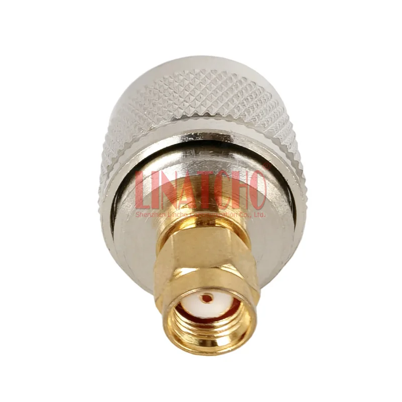 

50 Ohm RF N Type Male To RP-SMA Male Convertor WIFI Antenna Brass Connector