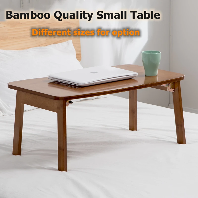 

80x49x35 Quality Bamboo Bedroom Small Table Ground Folding Simple Desk Bay Window Tea Seat Dormitory Writing Board Optional Size