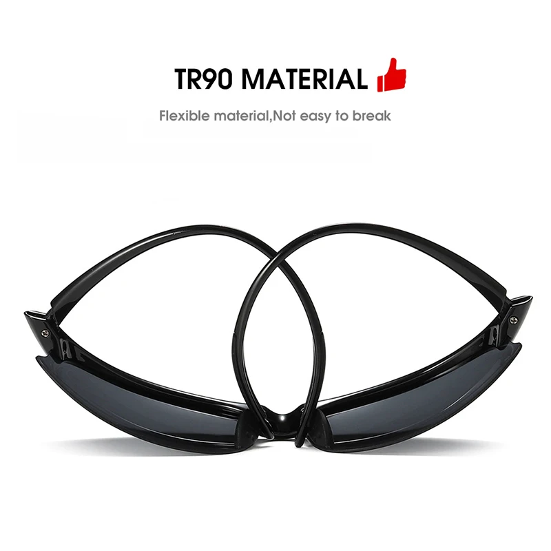 Ultraleichte Sport-polarisierte Sonnenbrille für Herren und Damen, klassische Reimless-Sonnenbrille, modisch, für Outdoor-Fahren, Angeln – Detail 2