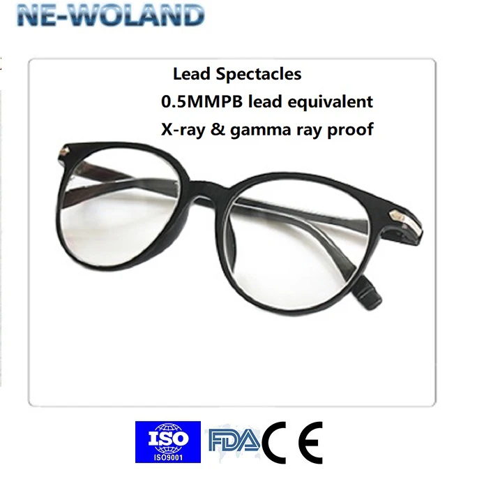 

Hot sales ray protection ray radiation proof lead glasses 0.5mmpb lead equivalent protection for wide range application