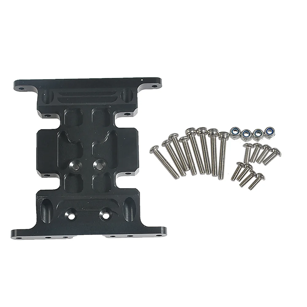 AXSPEED Aluminum Center Skid Transmission Plate for Axial SCX10 1/10 RC Crawler Car Truck Upgrades Parts