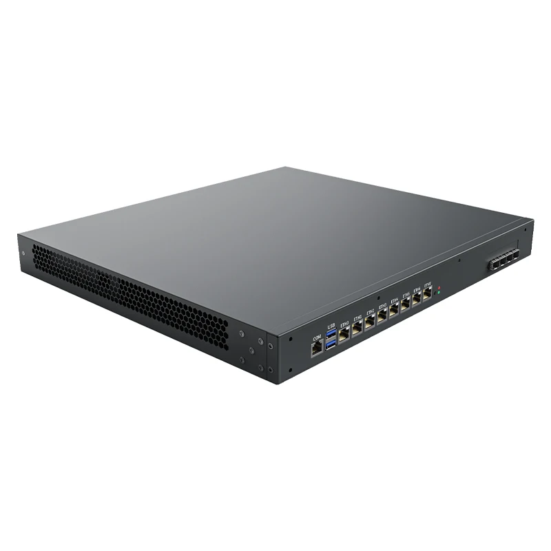 Pfsense mini pc bkhd 19 Polegada prolongar a versão 1u rack servidor h170 8 lan 4 sfp + 10g i3 i5 i7 cpu 9th gen processador de negócios