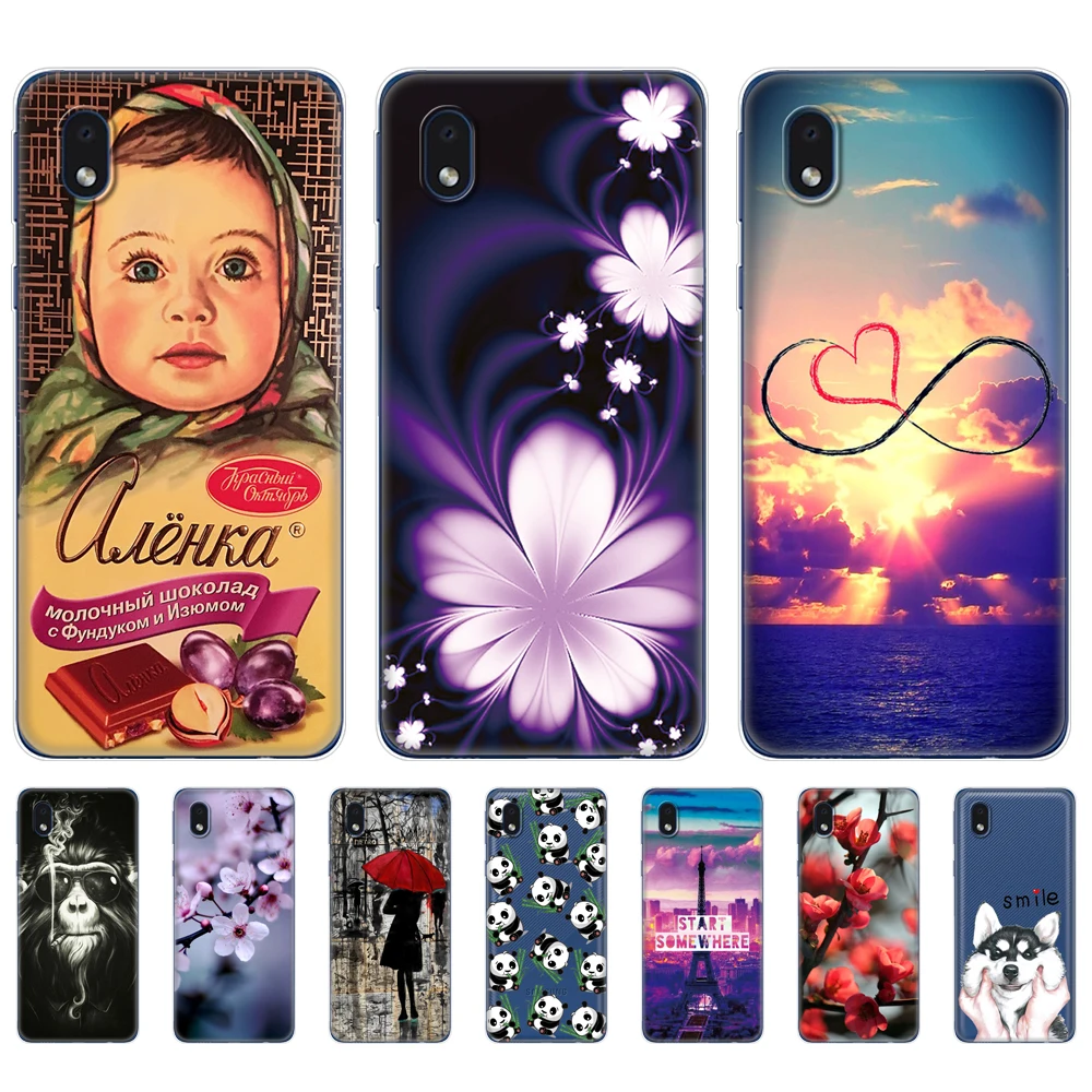 For Samsung Galaxy A01 core Case Silicon Soft TPU Back Phone Cover For Samsung A01 core SM-A013 Case 5.45 inch Protective Coque