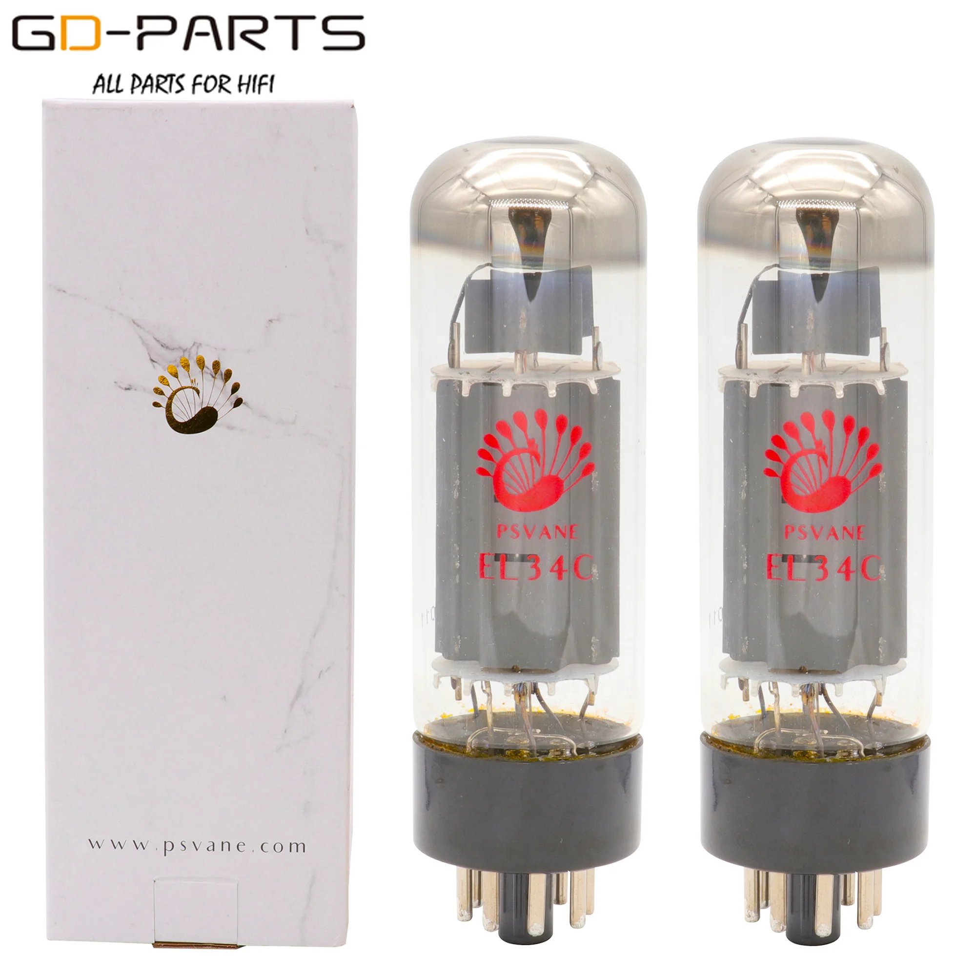 PSVANE HIFI EL34C Vacuum Valve Tube Replace 6CA7 KT77 6L6 5881 EL34B EL34 Hifi Audio Vintage Tube AMP DIY Factory Test Match