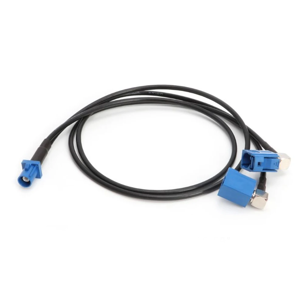 1 PC 50cm RG174  Pigtail Cable Fakra C Male Plug To 2 x Fakra C Female Splitter Combined Cable