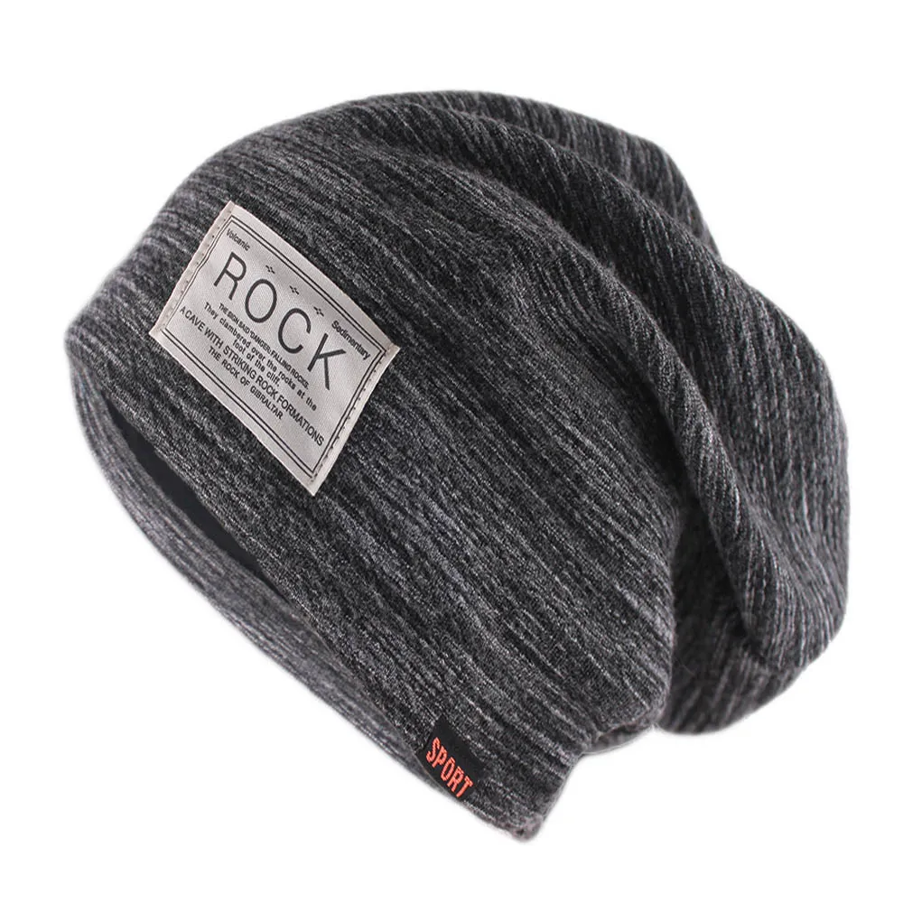 Fashion Autumn Warm Unisex Beanies Skullies Casual Rock Hip Hop Winter Women Hat For Men Bonnet Outdoor Turban Brand Gorras