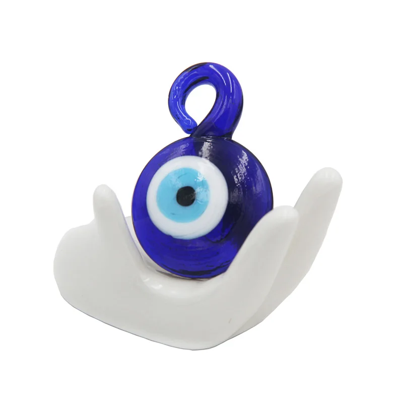 1 PC 35*50 มม.ตุรกี Evil Eye จี้แก้วหางภาษากรีก Eye Charm อิสลามแบบดั้งเดิมเครื่องประดับอุปกรณ์เสริมสําหรับโชคดี