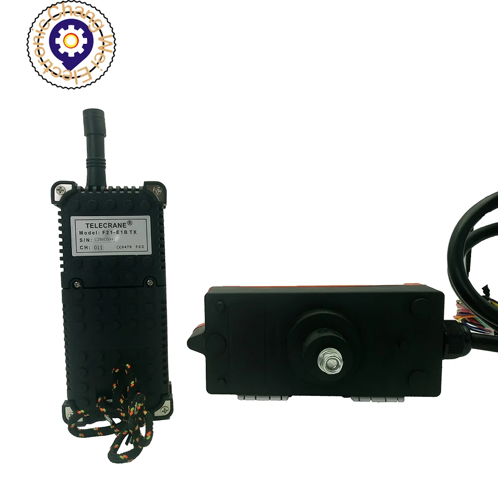 24V Industrial remote controller switches Hoist Crane Control Lift Crane 1 transmitter + 1 receiver F21-E1B