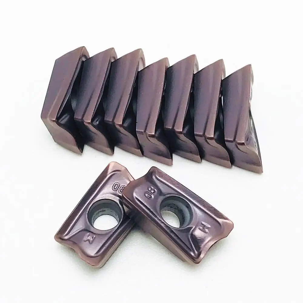 Carbide inserts AOMT123608 PEER M VP15TF CNC mechanical milling inserts AOMT123608 CNC machine parts milling cutter lathe cutter