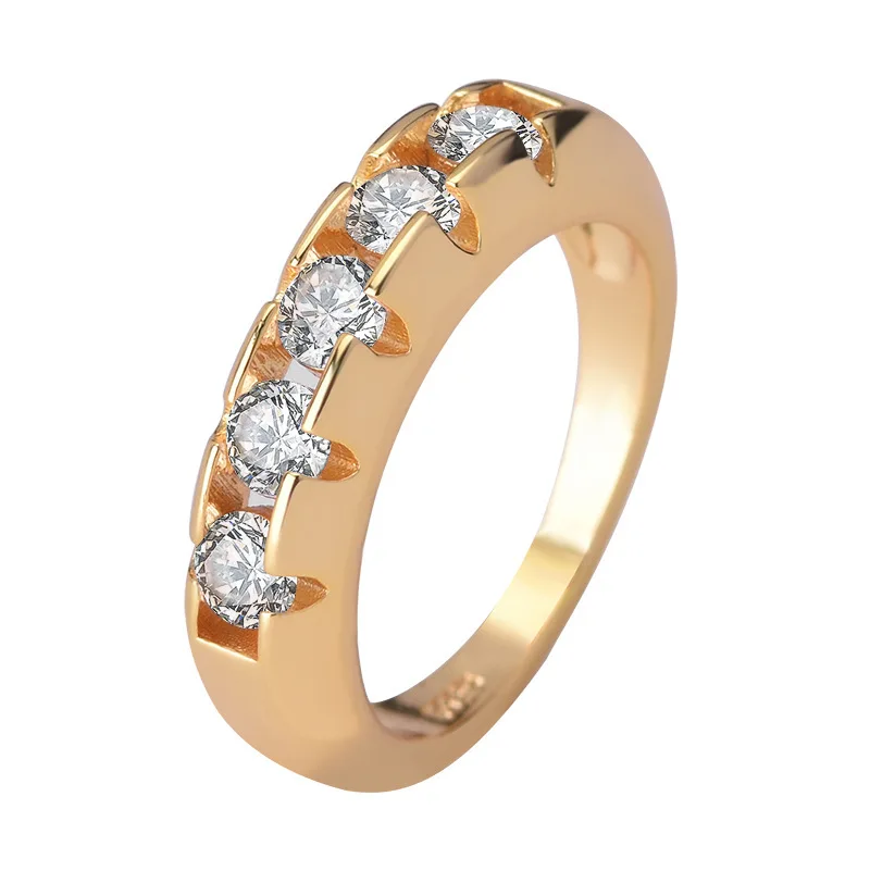 14k Gold Diamond Ring for Women To Join Party Peridot Gemstone Anillos De Wedding Diamante Engagement Jewelry Fashion Ring