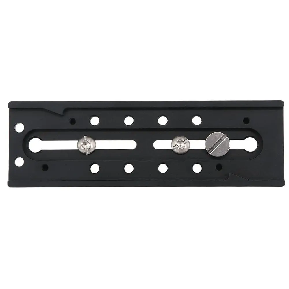 Haoge 160mm Long Sliding Quick Release Plate For Manfrotto Rapid Connect Clamp Benro Sirui Fluid Video Head Tripod Ball Heads