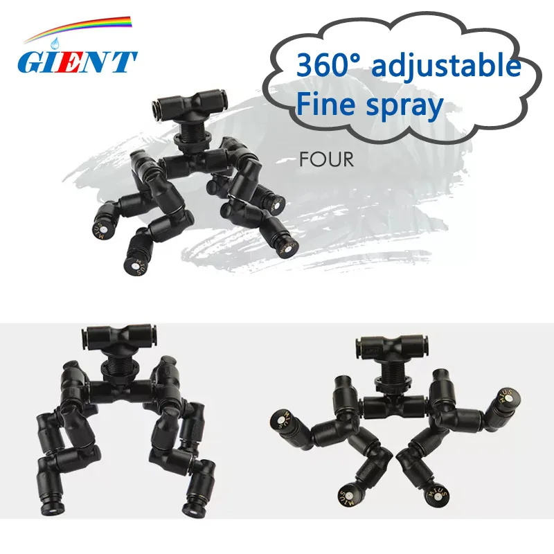 

Reptile Fogger Mist Sprinklers,360°Adjustable Misting Nozzles Reptile Mister Nozzles Amphibians Cooling Misting Nozzles