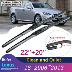 Car Wiper Blades Windshield for Lexus IS 2006~2013 XE20 Front Windscreen Wipers Car Accessories IS250 300 250 300h 350 200d 220d