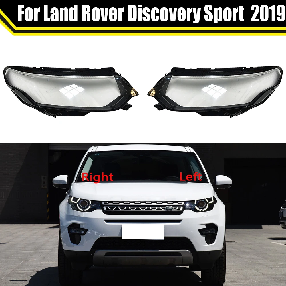 

Car Headlight Cover Lens Clear Shell Front Headlamp Transparent Lampshade Auto Light Lamp For Land Rover Discovery Sport 2019