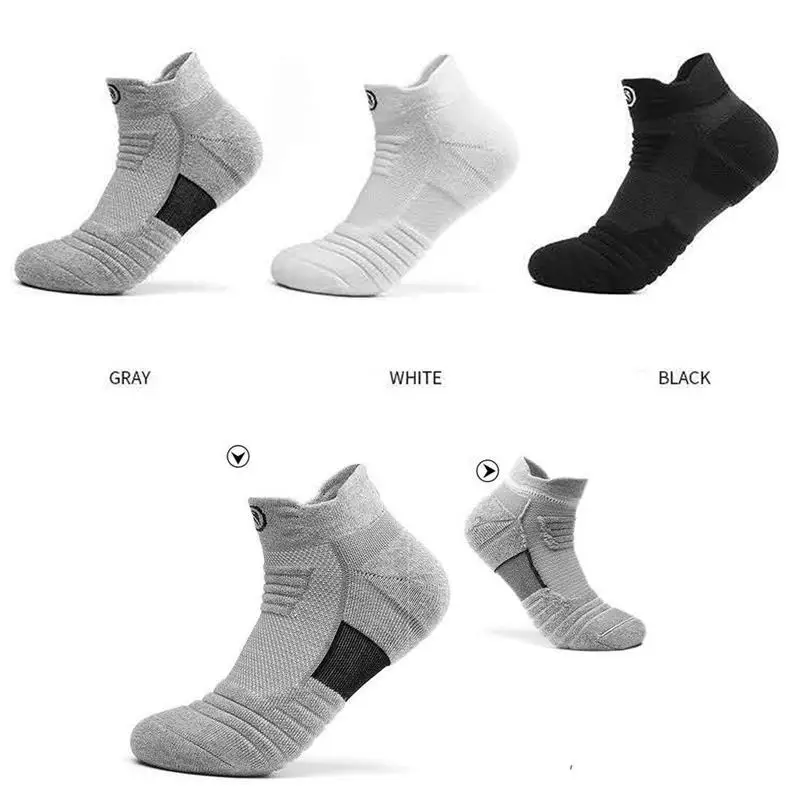 3pairs/lotMen Cycling Sock Breathable Outdoor Basketball Socks Protect Feet Wicking Bike Running Football Sport Socks Men Socks