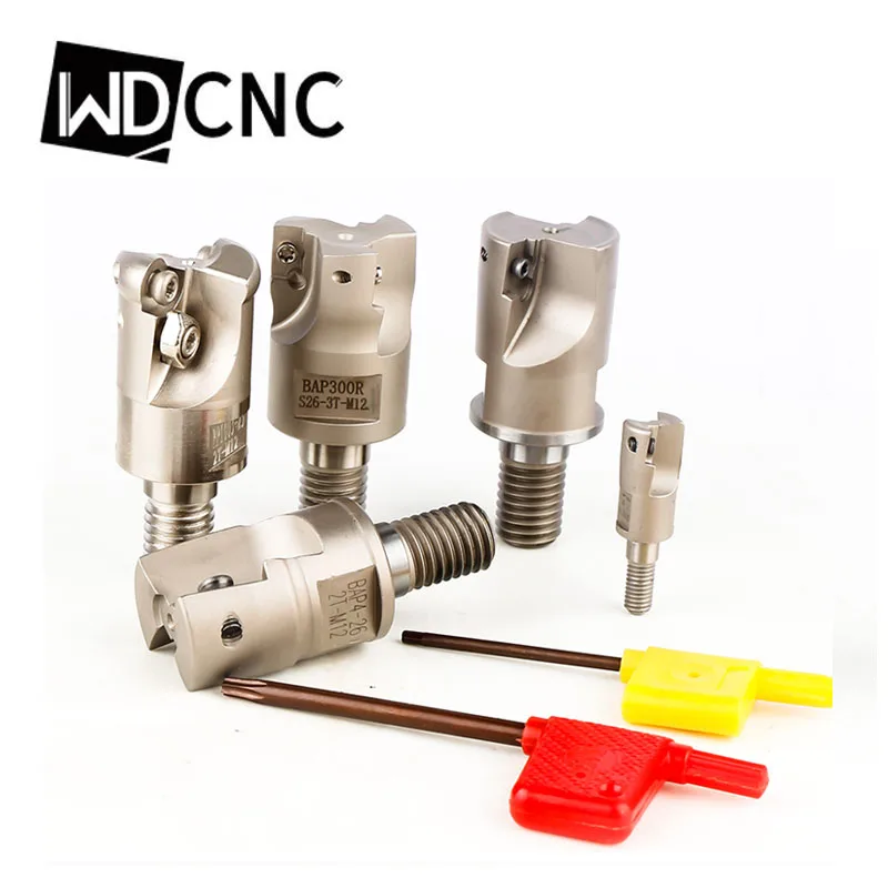 Locking Tooth Milling Cutter Head BAP300R EMR R390 BAPM5 M6 M8 M10 M12  shank milling cutter thread tooth mill tool