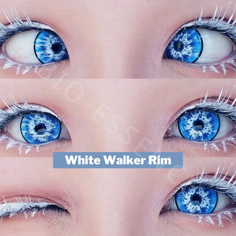 Bio-essence 1 Pair Contact Lenses for Eyes Cosplay Anime Accessory Halloween Lens Jujutsu Kaisen Lenses Gojo Lenses Blue Lenses