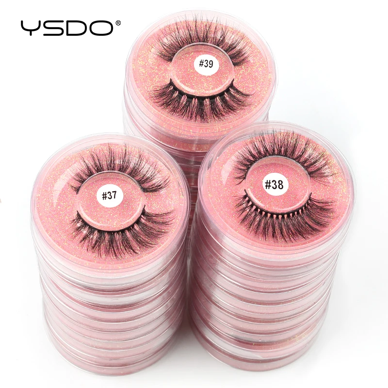 YSDO 1 Pair 3D Mink Eyelashes Cruelty Free Lashes Makeup Dramatic False EyeLashes Fluffy Full Strip maquiagem Lashes Faux Cils