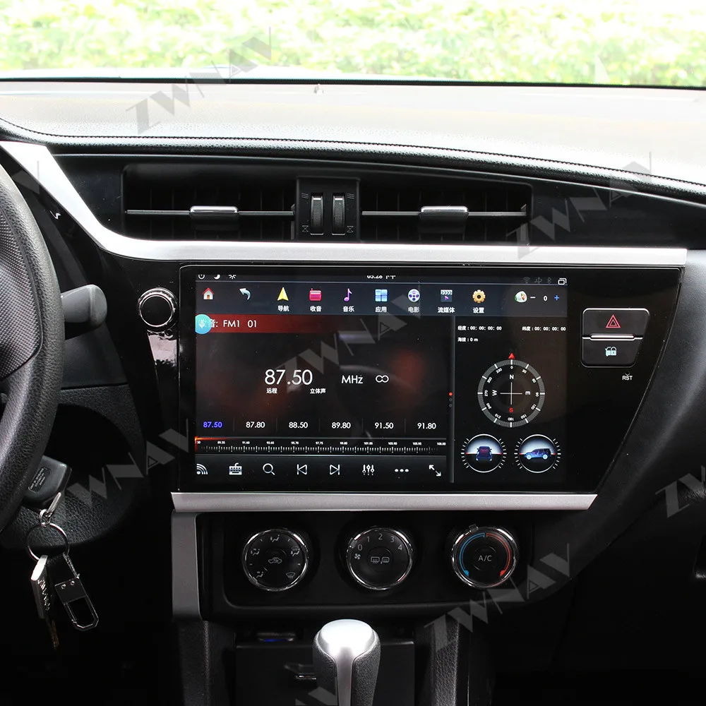 MAX-PAD 1920*1080 Android 9.0 PX6 Car Multimedia Player streaming media For Toyota Corolla 2017 2018 HIFI radio stereo head unit