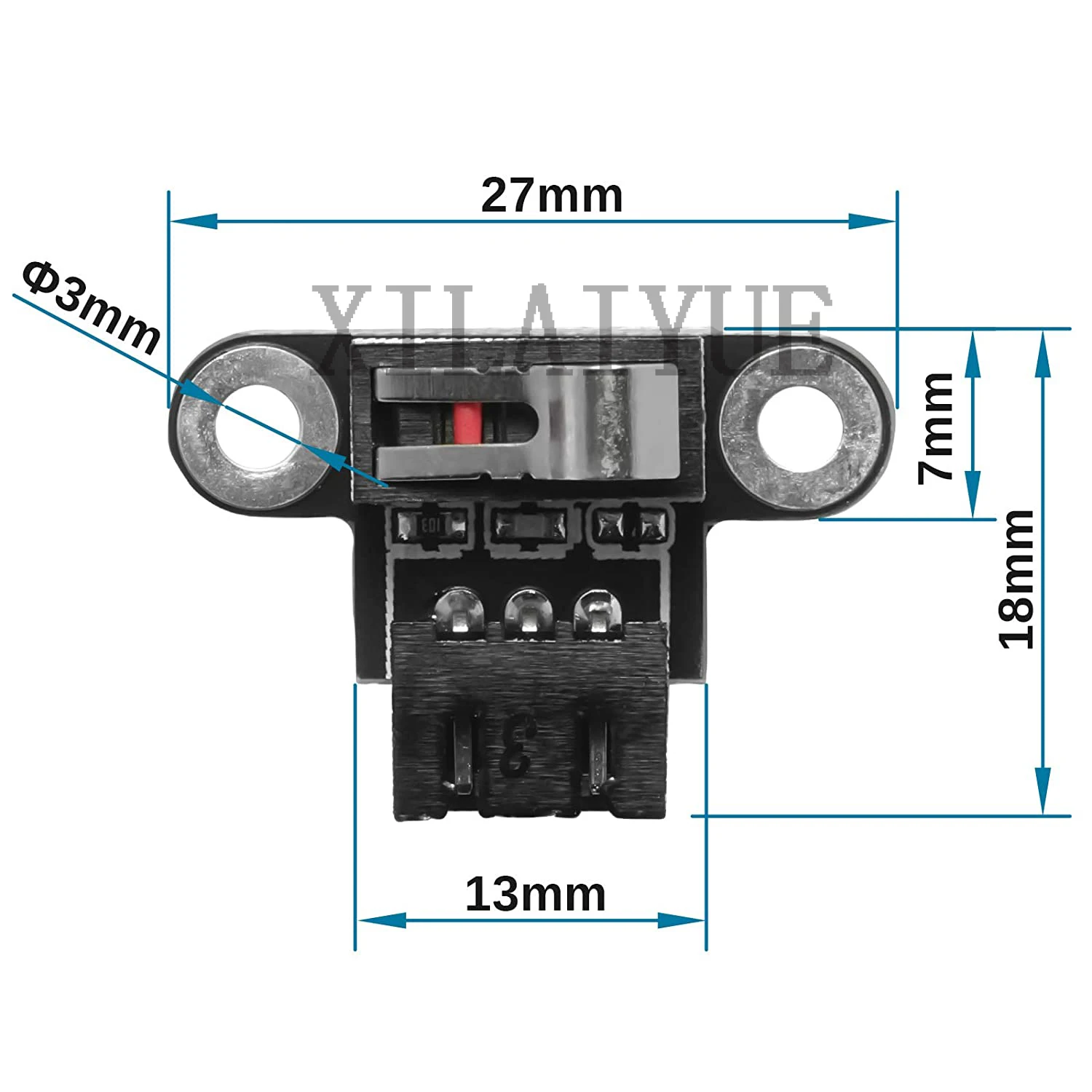 6Pcs Micro Eindschakelaars Met 1M 3 Pin Kabel Voor 3018-PROVer/3018-MX3/3018-PROVer Mach3