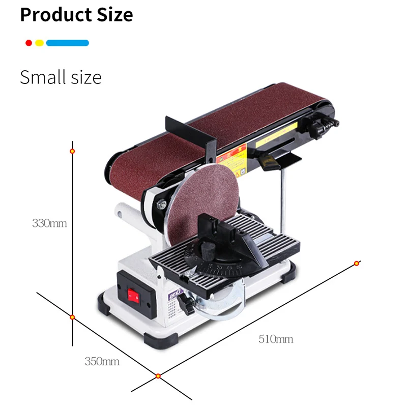 500W 100x933mm Sander Belt Machine Multifunctional Grinder Mini Electric Belt Sander Belt Grinder Sanding Polishing Machine