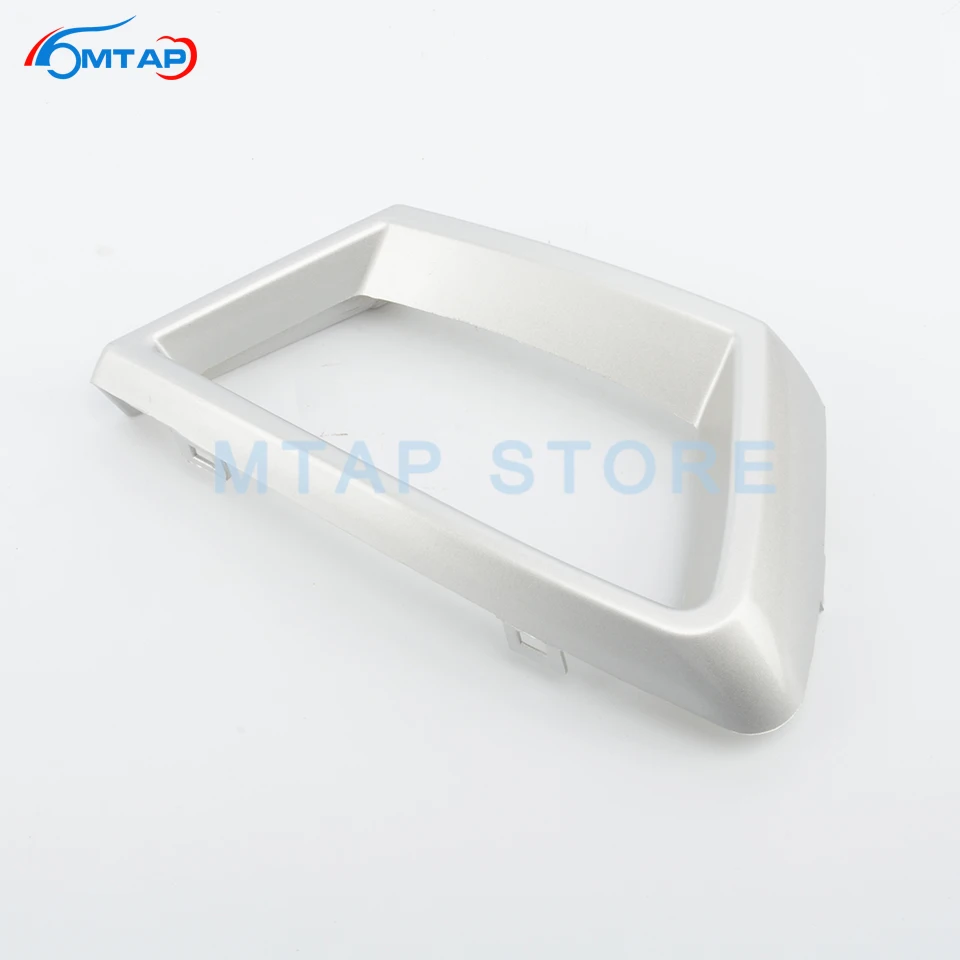 MTAP Front Bumepr Lower Grille Trim Panel Silver Chroming For Ford For Fiesta 2009-2012 Hatchback Air Inlet Grille Garnish