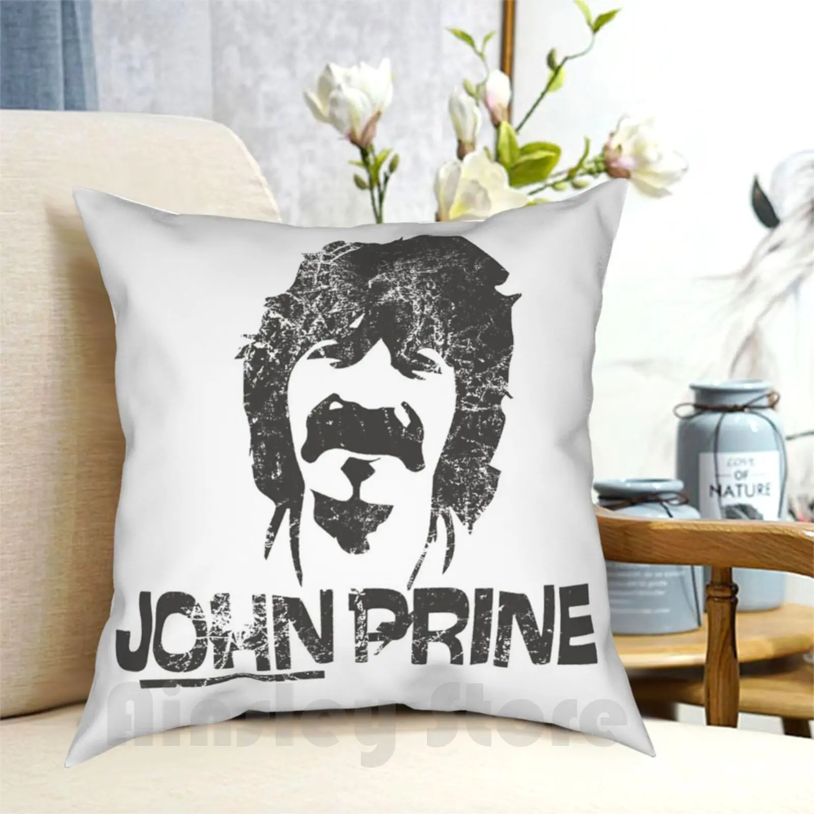 John Prine Pillow Case Printed Home Soft DIY Pillow cover John Prine Prine John Folk Music Country Live Sam Stone Sweet