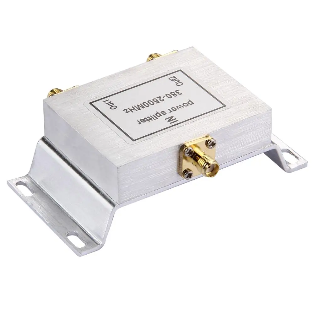 2 Way Sma Power Splitter 380mhz~2500mhz Sma Female Connector Power Divider Splitter Divider For Wifi Gps Booster