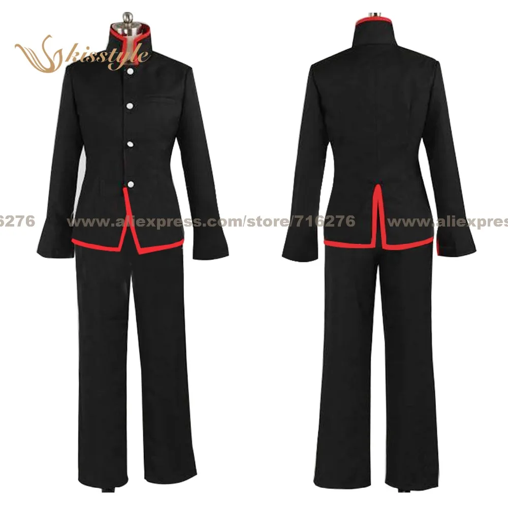 Kisstyle Fashion Bakemonogatari Monstory Monogatari Araragi Koyomi Uniform COS Clothing Cosplay Costume,Customized Accepted