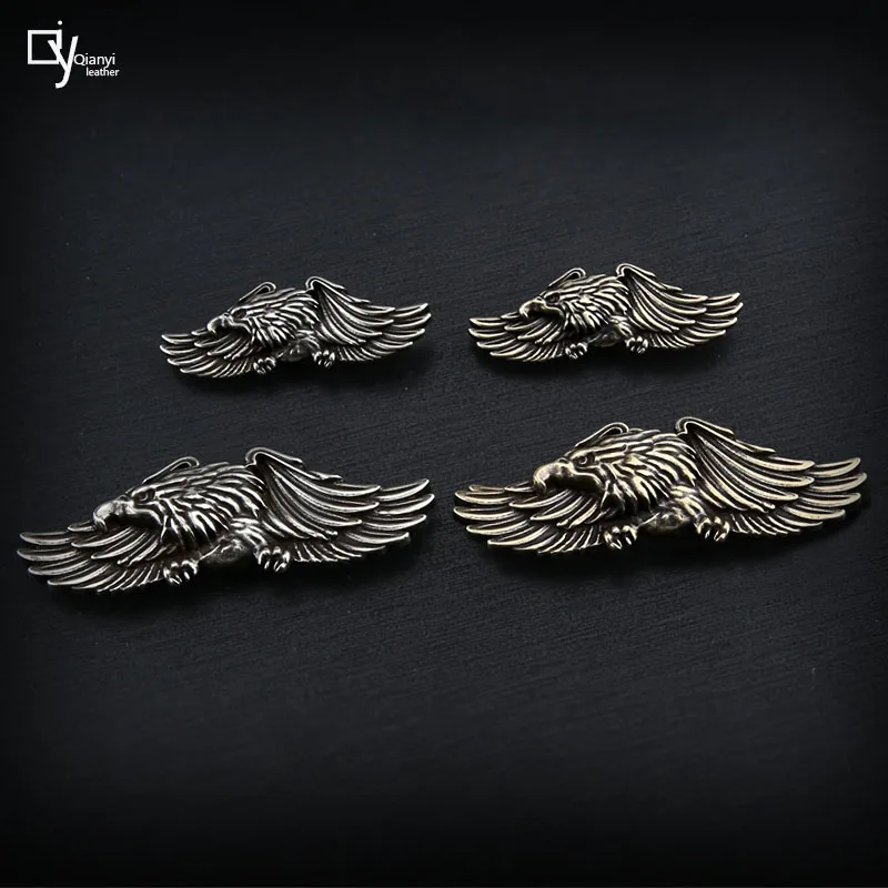 Fashion Retro Eagle Brass Decorative Clasp Cloth Clasp Metal Badge Handmade Creative Jewelry Claw Handmade Leather Accessories