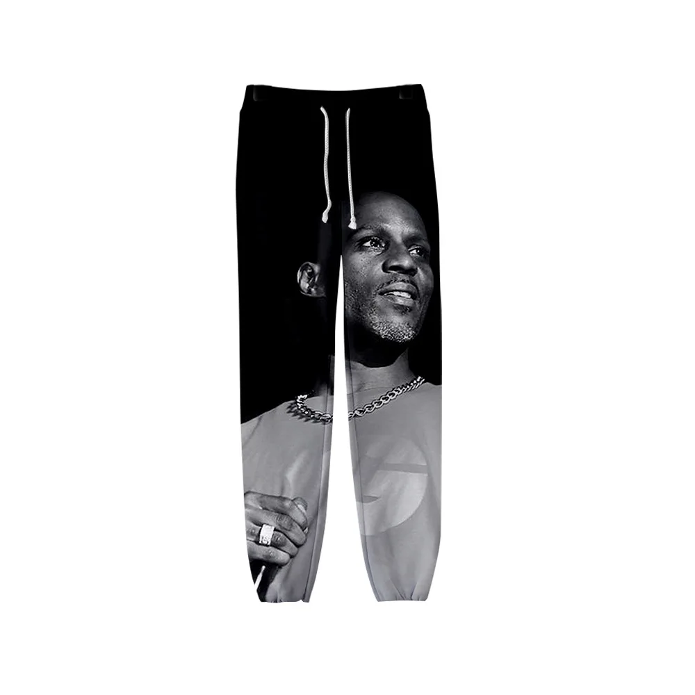 Pantalones de chándal DMX de rapero de Hip Hop, pantalones para correr 3D, pantalones casuales para hombre/mujer, pantalones de chándal de Hip Hop, ropa de calle para hombre