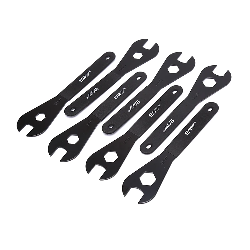 New Bycicle Carbon Steel Bike Spanner Spindle Axle Bicycle Bike Repair Tool Fit For 13-19mm Cone Bike Repair Tools