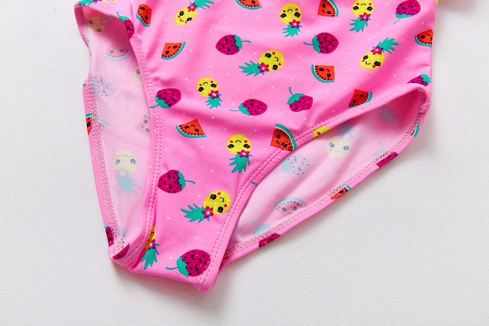 FINAL SALE!!!Baby Girls Swimsuit 1~7Year Kids Swimwear Fruit printed Children Swimwear Kids Beachwear Swimming suit