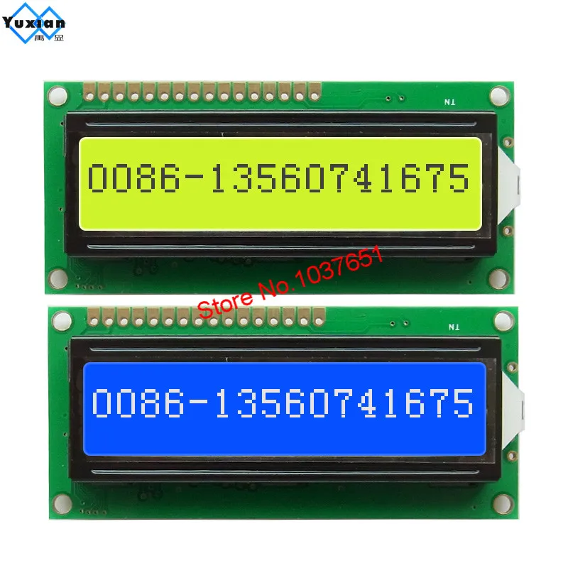 16x1 1601 Moduł wyświetlacza LCD Panel ekranu Kompatibel SPLC780D HD44780 WH1601A MC-161-1 AC161A