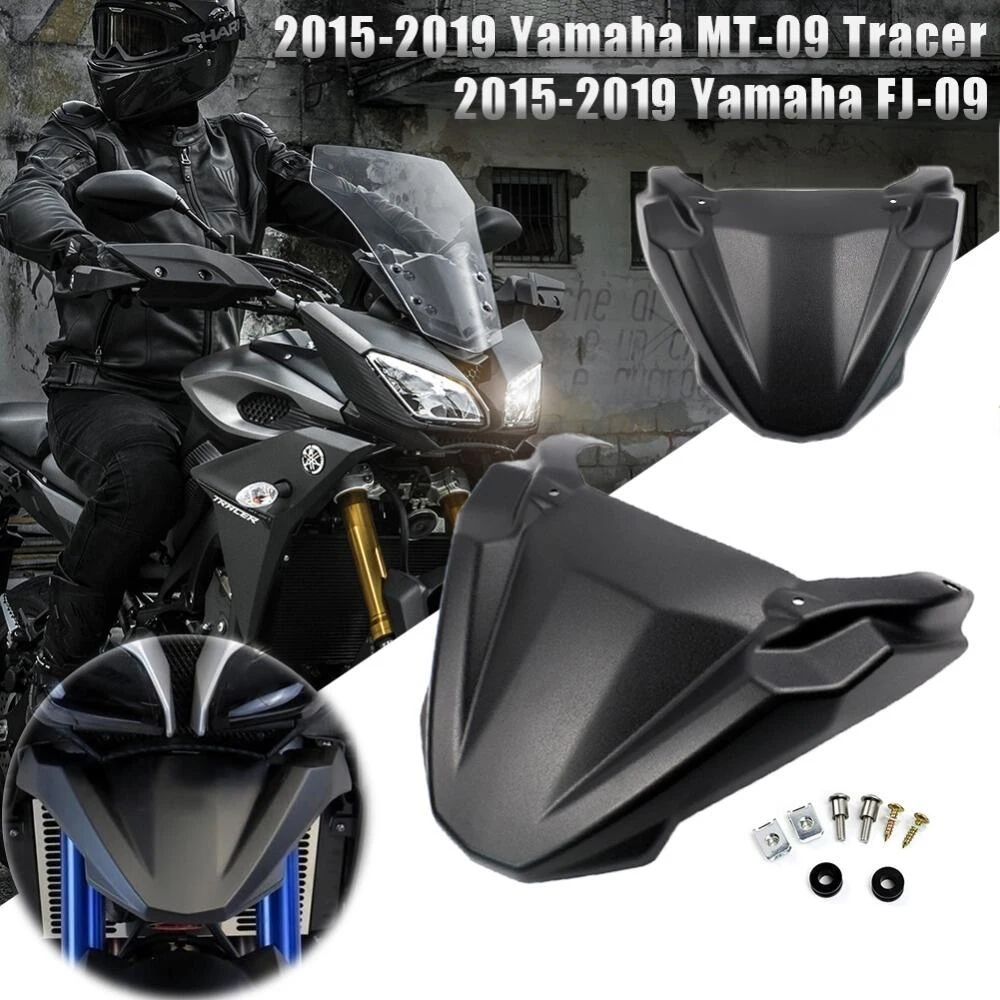 

For Yamaha For FJ-09 MT09 Tracer FJ09 2015-2020 Front Wheel Fender Beak Nose Cone Extension Cover Cowl MT 09 Accessories Black