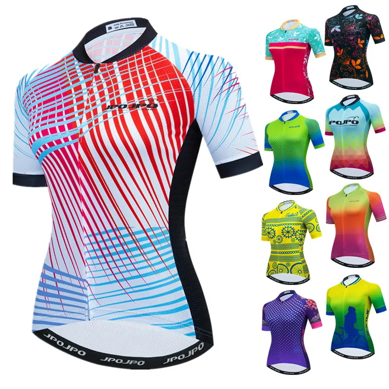 

Weimostar 2022 Women's Cycling Jersey Shirt Pro Team Bicycle Clothing Summer Short Sleeve Bike Jersey Quick Dry Cycling Clothes