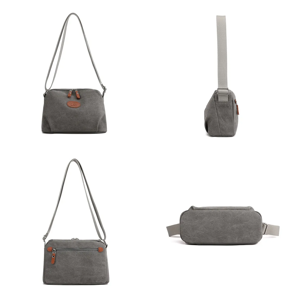 Canvas Women Small Crossbody Bag Casual Student Girls Messenger Bags Vintage Ladies Phone Purse Handbag Shoulder Bag